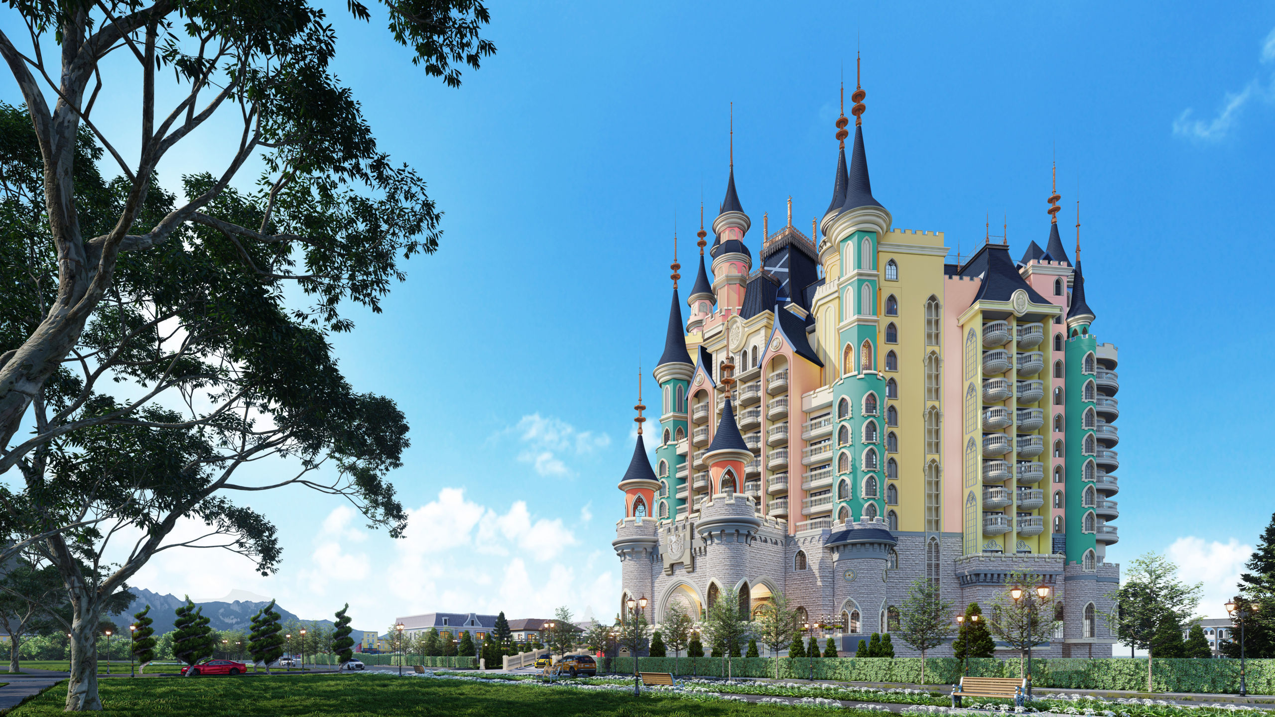 NGAN HIEP 1 TOURIST AREA 
(ITEM: CASTLE HOTEL) - 3